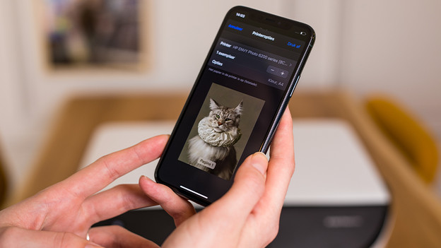 Choisissez votre imprimante dans « Choisir »