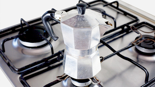 Gaz : cafetières italiennes en aluminium