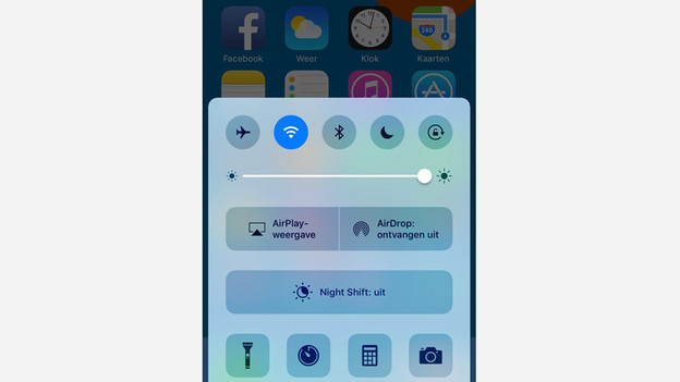 Open Control Center