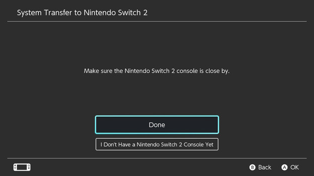 Houd beide Nintendo Switch apparaten bij elkaar