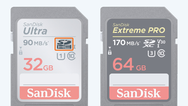 SDHC kaarten: tot 32GB