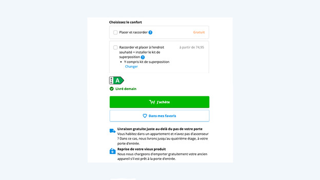 Service d'installaton Coolblue