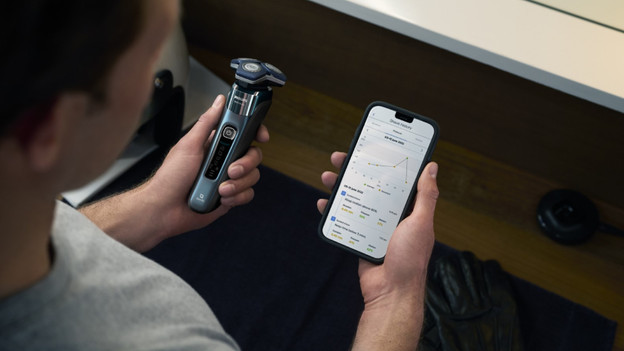 Shave better thanks to feedback in the app