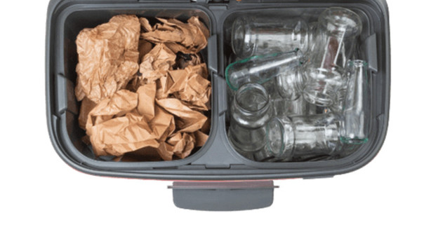 Vuilbak met 2 binnenemmers