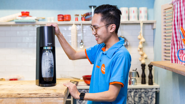 Appuyez sur SodaStream