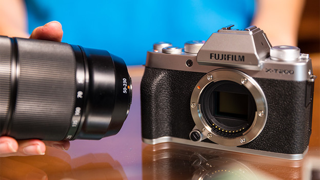 Monture d'objectif Fujifilm appareils photos hybrides