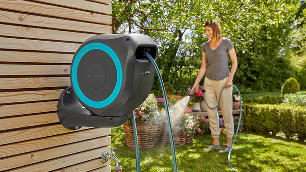 Standaard tuinslang: verschillende opbergsystemen