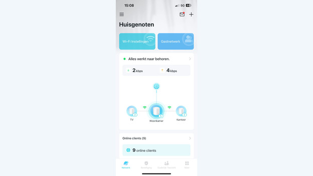 Other options in the Deco app