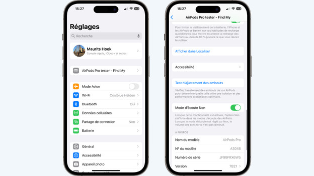 Les bons embouts pour AirPods Pro