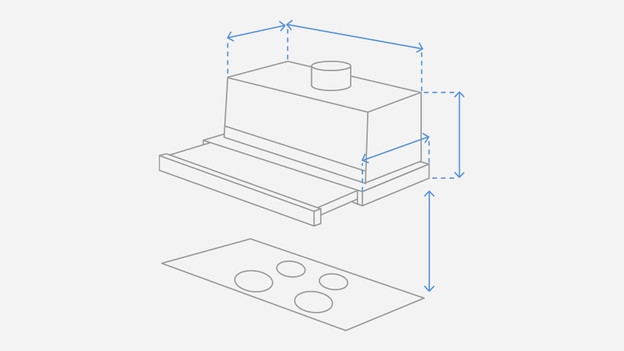 Dimensions de la niche hotte aspirante