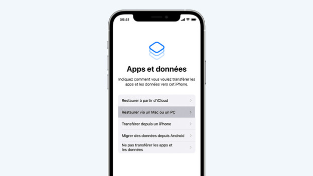 Transférez vos données sur votre nouvel iPhone via Mac