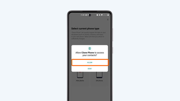 OnePlus Clone Phone access permission