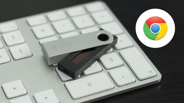 Ledger S in gebruik.