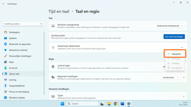 Klik op de 3 puntjes.