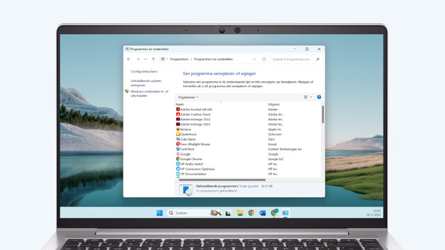 Dubbelklik het programma dat je gaat verwijderen.