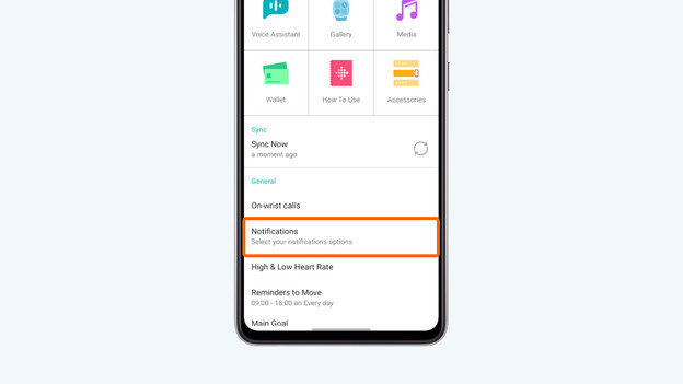 Go to 'Notifications'.