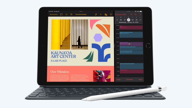 Apple iPad (2020) : Smart Keyboard et Apple Pencil 1