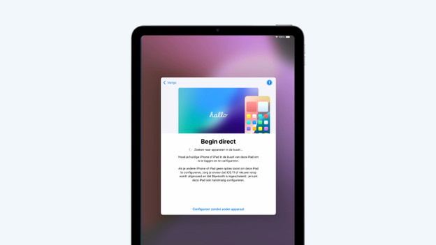 iPad configureren