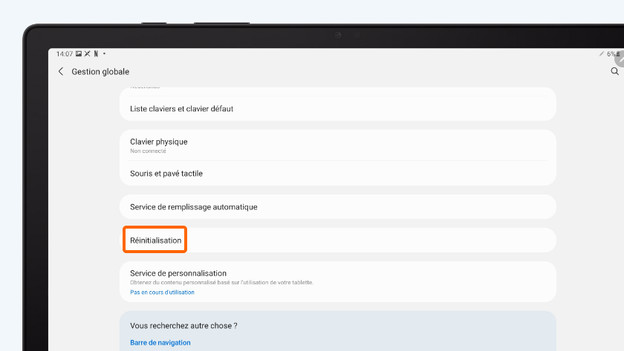 Sélectionnez « Réinitialiser ».