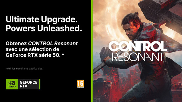 Recevez gratuitement CONTROL Resonant avec votre PC portable gamer