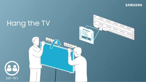 Monter le Samsung Slim Fit Wall Mount