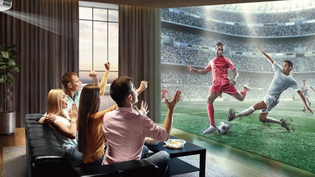 ANSI lumen projection surface