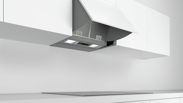 Installation d'une hotte aspirante intégrée