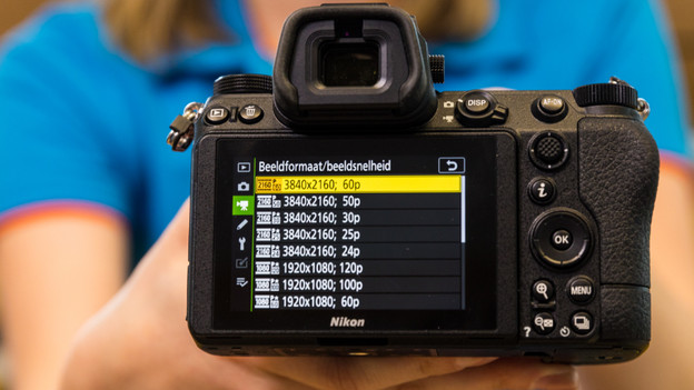 Z6 II: records in 4K with 60 fps