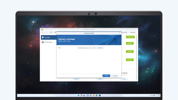 Install Plex via laptop