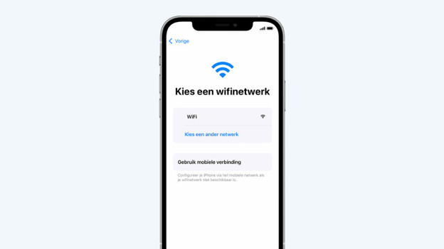 Wi-Fi netwerk kiezen