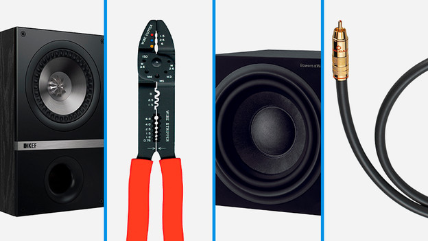 Benodigdheden aansluiten speakers op receiver