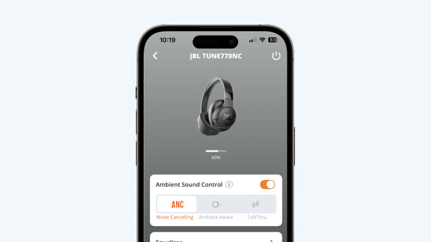 Equalizer in the app