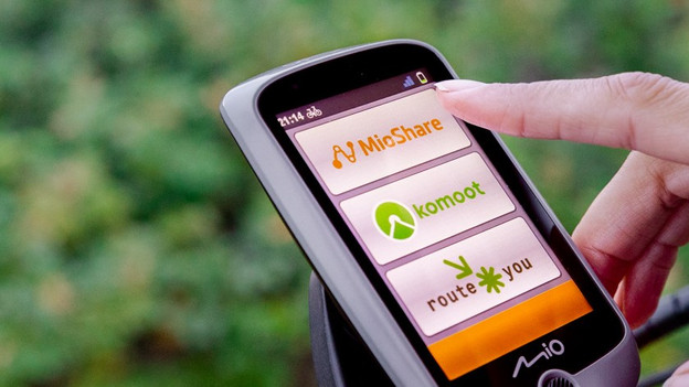 Mio Cyclo fietsnavigatie met MioShare