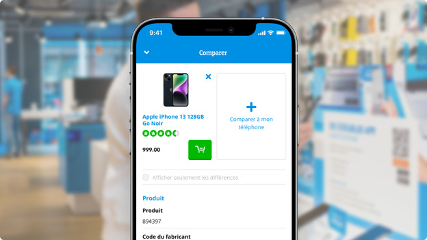 Comparez les smartphones