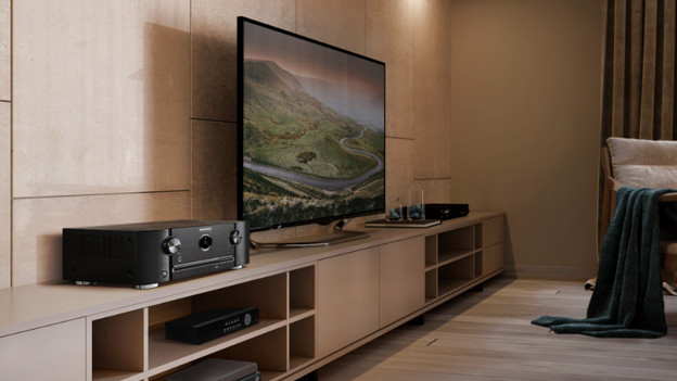 A living room set up for DLNA