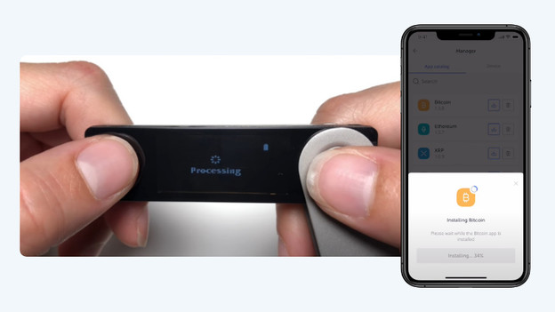 Install apps via Ledger Live for the Ledger hardware wallet