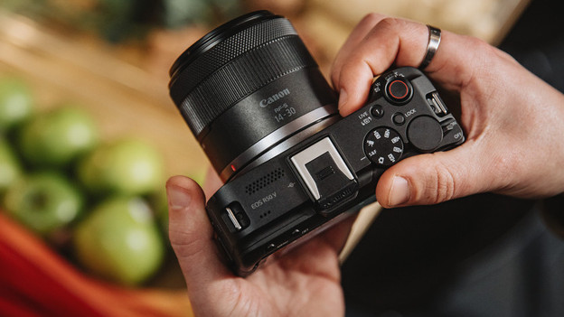 Knopjes op een Canon camera