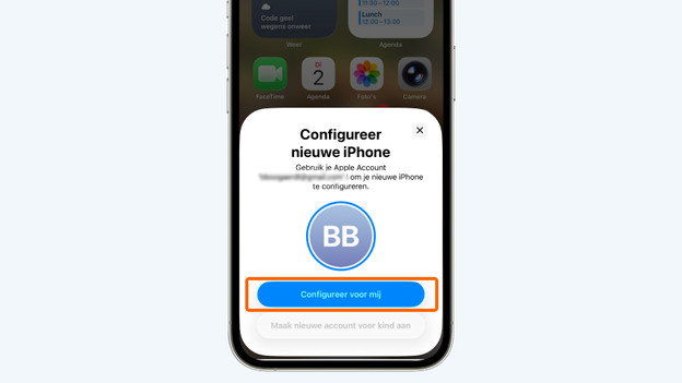 Klik op Configureer voor mij