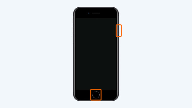 iPhone with home button