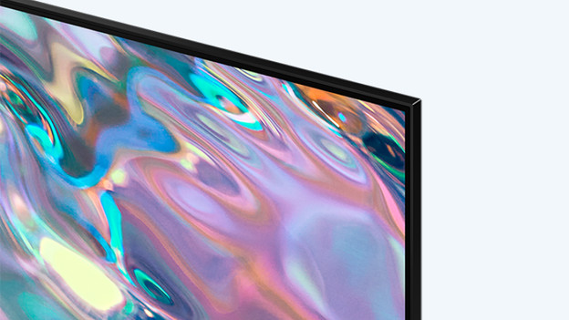 QLED Q74B: edge lit en 8 bit paneel