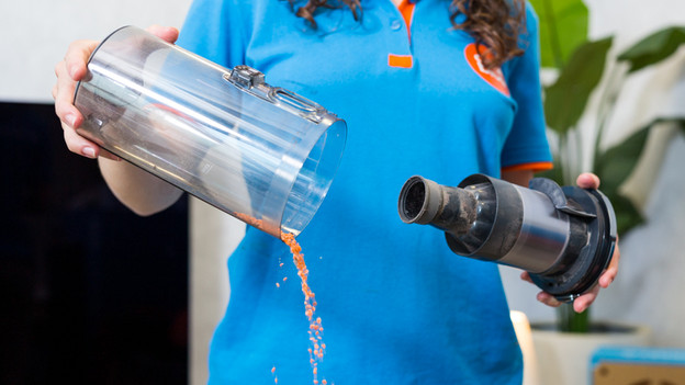 Stofreservoir leegmaken