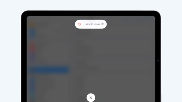 Step 3: restart your iPad