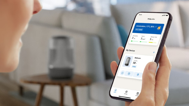 Control the humidifier with the app