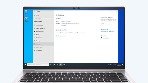 Activation de Windows Famille.