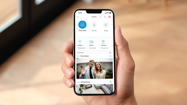 Images de la caméra dans l'appli Ring