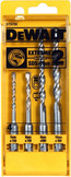 DeWalt 4-piece hammer drill set SDS-plus 5,6,8 and 10 mm