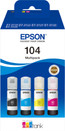 Epson 104 Ink Bottles Combo Pack Color