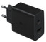 Samsung Super Fast Charging Oplader met 2 Usb Poorten 35W Zwart