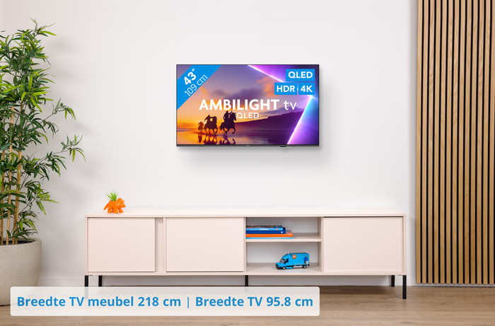 Philips Ambilight 43" PUS8550 QLED (2025) visual Coolblue 1