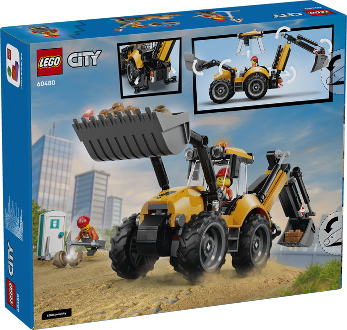 LEGO City - Le Tractopelle Jaune 60480 emballage
